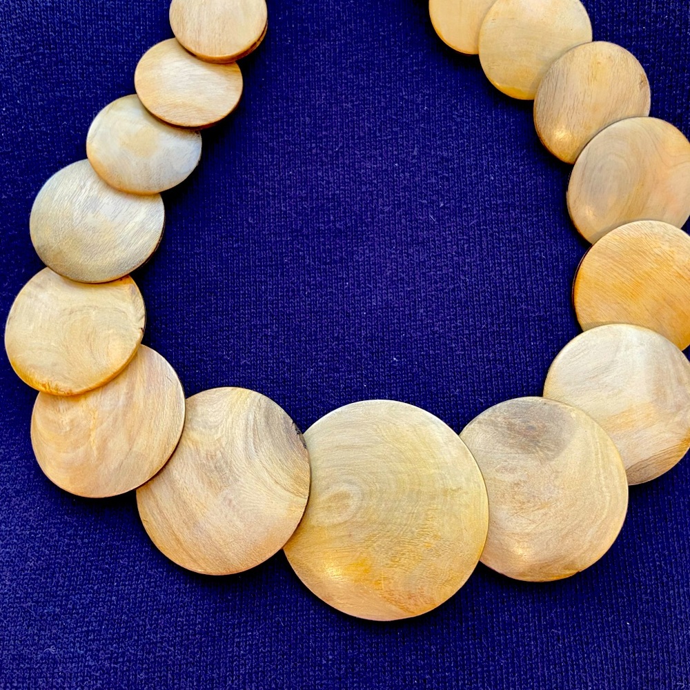 Wooden necklace